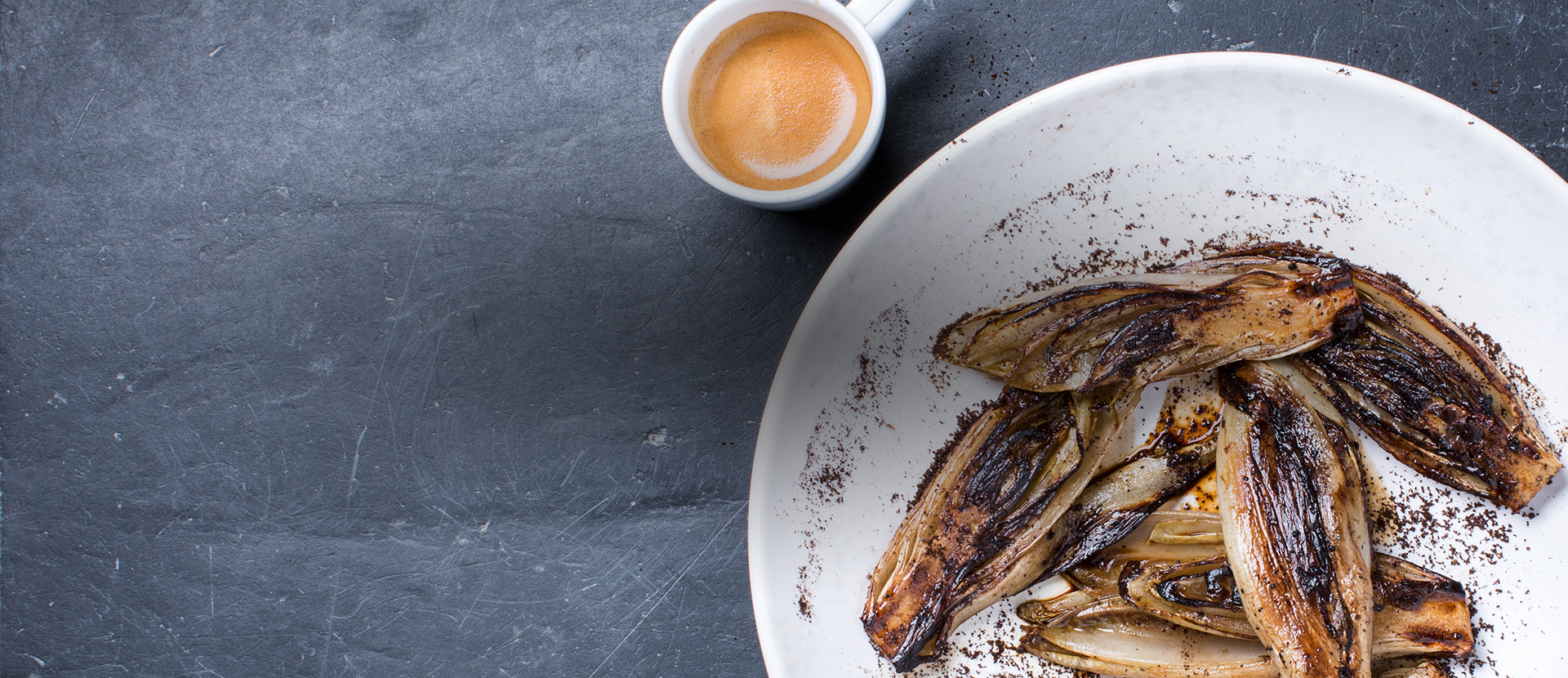 Chicory with coffee